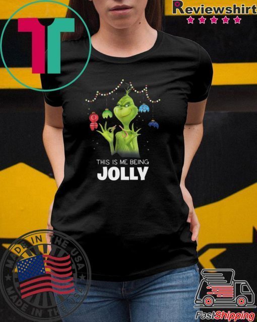 Dr Seuss The Grinch Being Jolly Tee Shirt