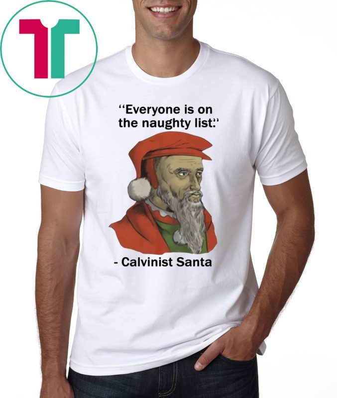 calvinist santa shirt