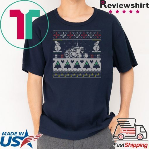 Farmer Tractor Ugly Christmas Shirt