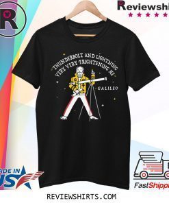 Freddie Mercury Thunderbolt and Lightning Very Very Frightening Me Galileo Tee Shirt