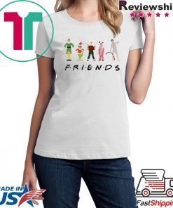 Friends Elf Christmas Movie Characters T-Shirt