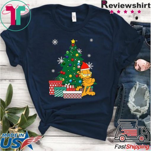 Garfield Around The Christmas Tree T-Shirt