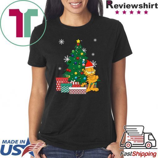 Garfield Around The Christmas Tree T-Shirt