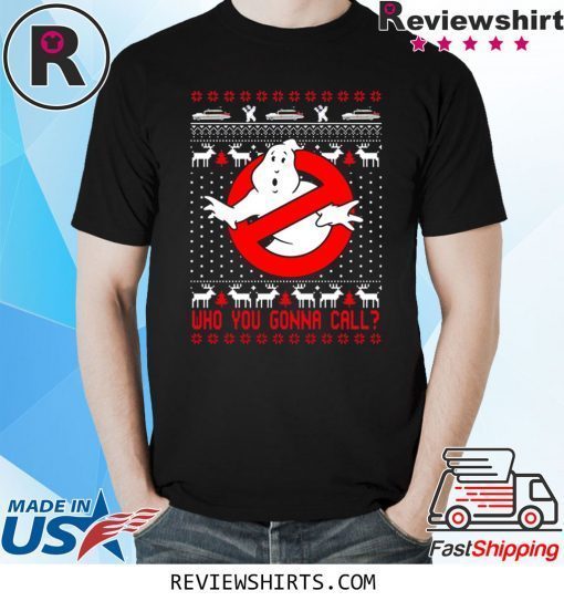 Ghostbusters Christmas Xmas Tee Shirt