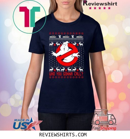 Ghostbusters Christmas Xmas Tee Shirt