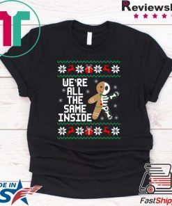 Gingerbread Skeletons We’re all the same inside Christmas T-Shirt
