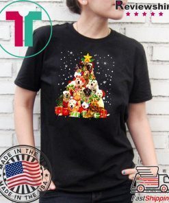 Golden Retriever Christmas Tree T-Shirt