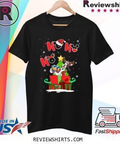 Goofy Ho Ho Ho Santa Claus Christmas Tee Shirt