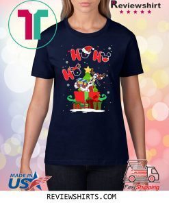 Goofy Ho Ho Ho Santa Claus Christmas Tee Shirt