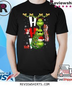 Grinch HO HO HO Christmas Xmas TShirt