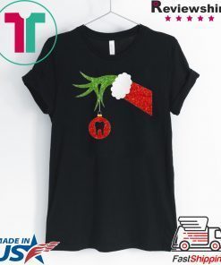 Grinch Hand holding Dentist ornament Christmas Shirt