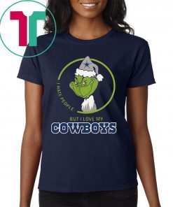 Grinch I Hate People But I Love My Dallas Cowboys Shirts