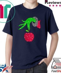 Grinch hand holding Apple T-Shirt