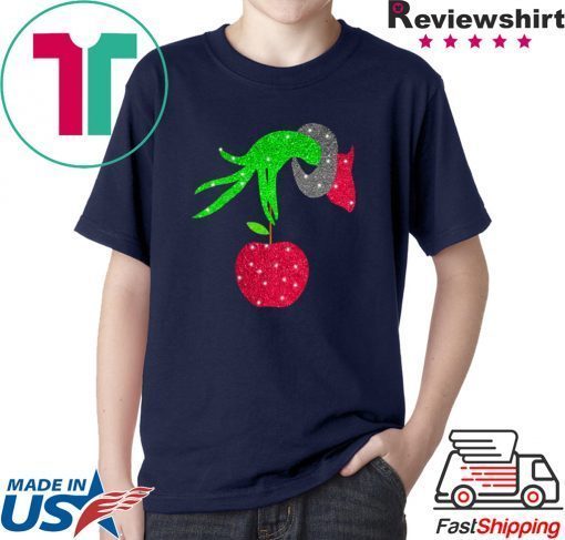 Grinch hand holding Apple T-Shirt