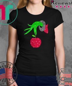 Grinch hand holding Apple T-Shirt