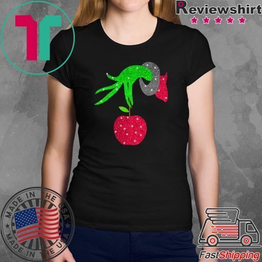 Grinch hand holding Apple T-Shirt