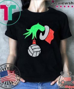 Grinch hands holding volleyball T-Shirt