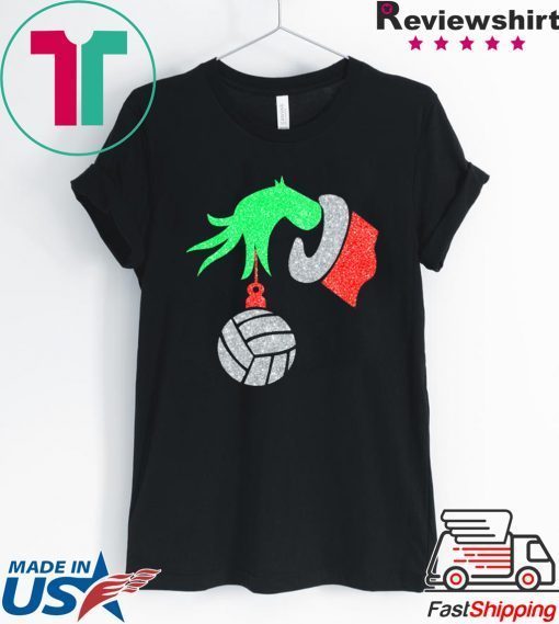 Grinch hands holding volleyball T-Shirt