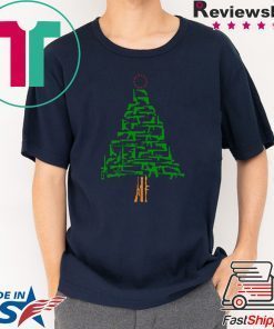 Guns Christmas Tree shirt