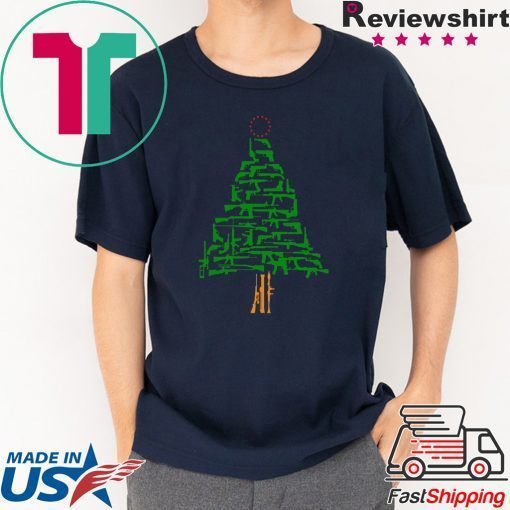 Guns Christmas Tree shirt