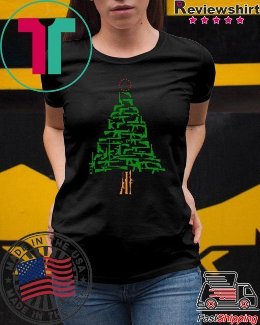 Guns Christmas Tree shirt