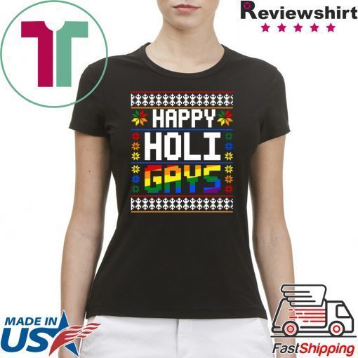 Happy Holi Gays Christmas T-Shirt