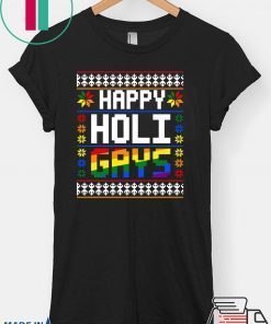 Happy Holi Gays Christmas T-Shirt