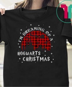 Harry Potter Christmas I’m Dreaming Of A Hogwarts Christmas Xmas TShirt