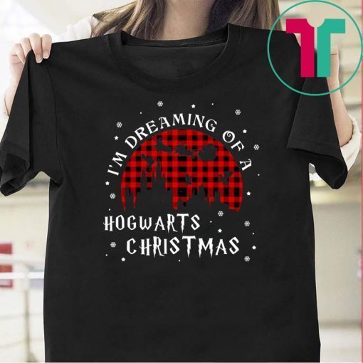 Harry Potter Christmas I’m Dreaming Of A Hogwarts Christmas Xmas TShirt