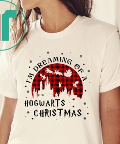 Harry Potter Christmas I’m Dreaming Of A Hogwarts Christmas Tee Shirt