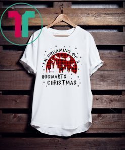 Harry Potter Christmas I’m Dreaming Of A Hogwarts Christmas Tee Shirt