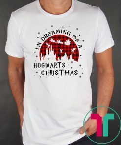 Harry Potter Christmas I’m Dreaming Of A Hogwarts Christmas Tee Shirt