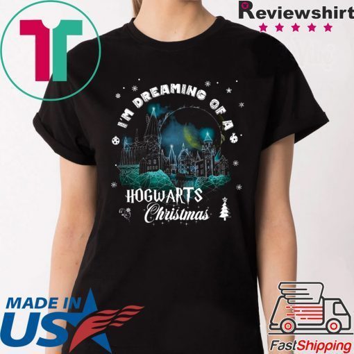 Harry Potter Christmas Sweatshirt I’m Dreaming Of A Hogwarts Christmas 2020 T-Shirt