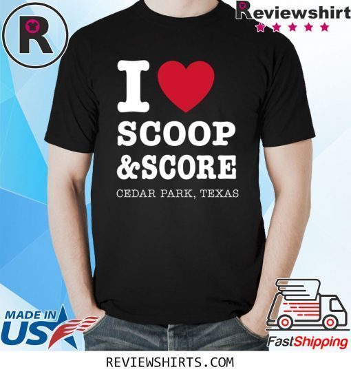 I Heart Scoop and Score Tee Shirt