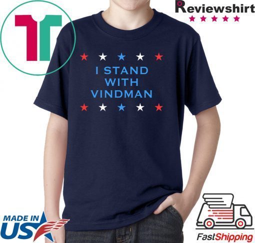 I Stand With Vindman Impeachment Inquiry Schiff Witness T-Shirt