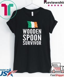 Ireland Flag Wooden Spoon Survivor Shirt