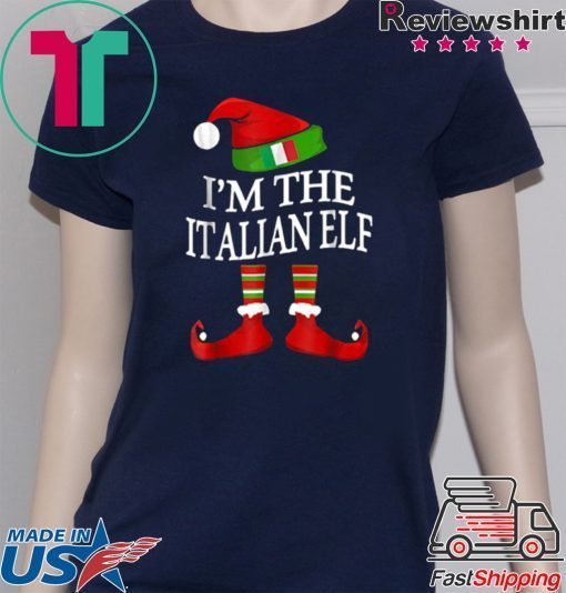 I’m The Italian Elf Matching Group Family Christmas shirt