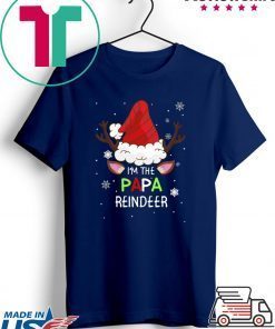 I’m The Papa Reindeer Matching Family Christmas T-Shirt