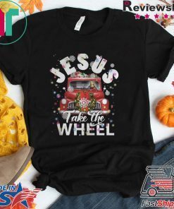 JESUS TAKE THE WHEEL MERRY CHRISTMAS SHIRT