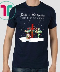 Jesus Is The Reason For The Season Snowman Christmas 2020 T-Shirt