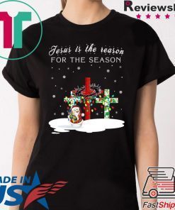 Jesus Is The Reason For The Season Snowman Christmas 2020 T-Shirt