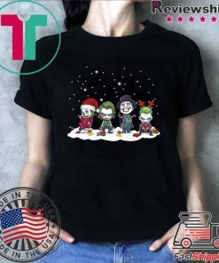 Joker Joaquin Phoenix Heath Ledger Jack Nicholson Chibi Christmas Shirt