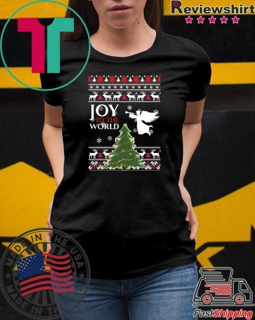 Joy to the world Christmas Tee Shirt