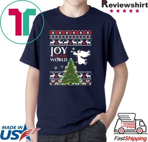 Joy to the world Christmas Tee Shirt