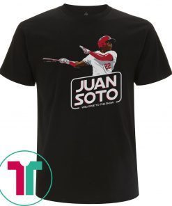 Juan soto welcome to the show t-shirts