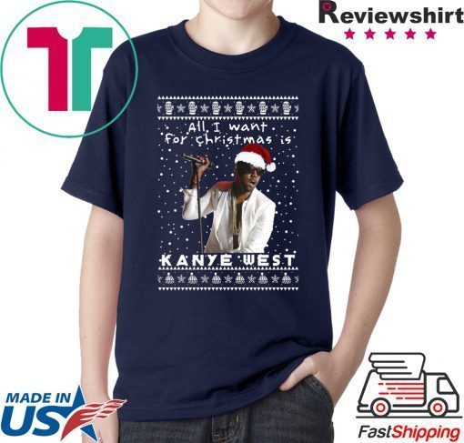 Kanye West Rapper Ugly Christmas T-Shirt