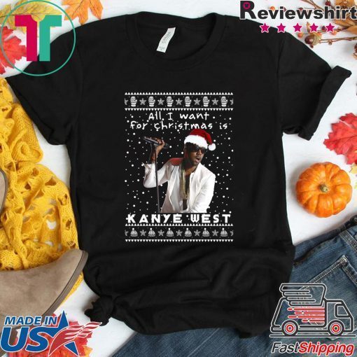 Kanye West Rapper Ugly Christmas T-Shirt