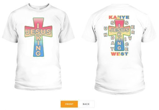 Kanye Wests Jesus Is King Awge For Jik Cross T-Shirt