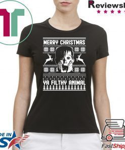 Kevin Mccallister Merry Christmas Ya Filthy Animal Christmas T-Shirt