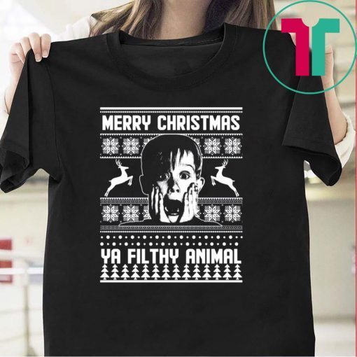 Kevin Mccallister Merry Christmas Ya Filthy Animal Christmas T-Shirt